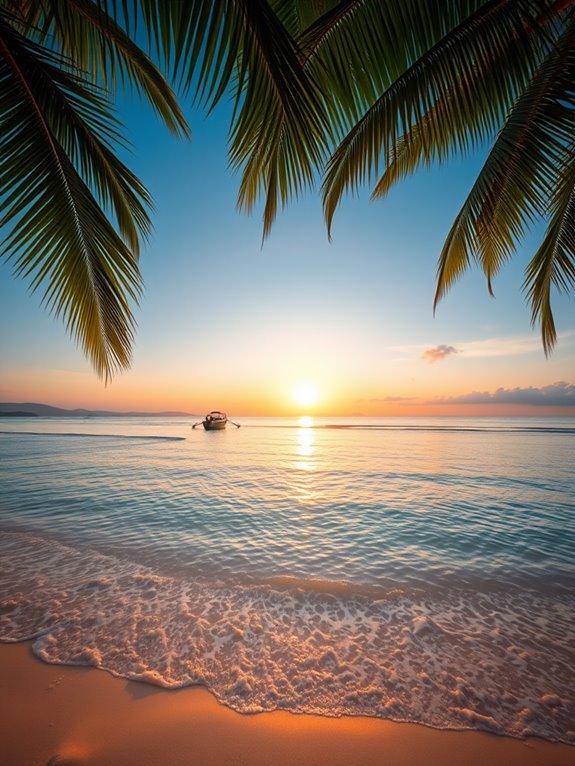 relax in tropical paradise