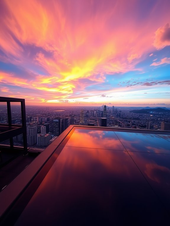 rooftop bar with views