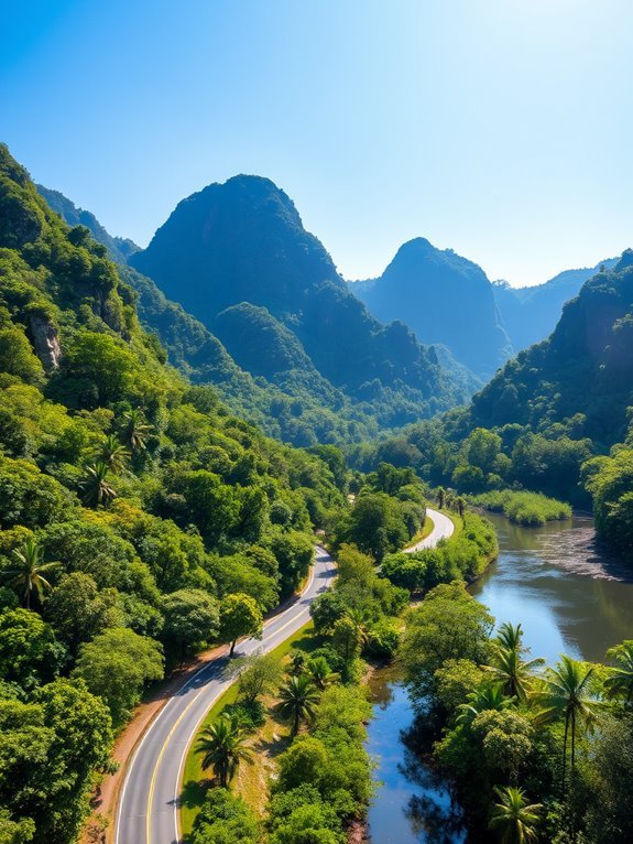 scenic drive through malaysia