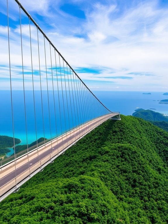 scenic suspended bridge experience
