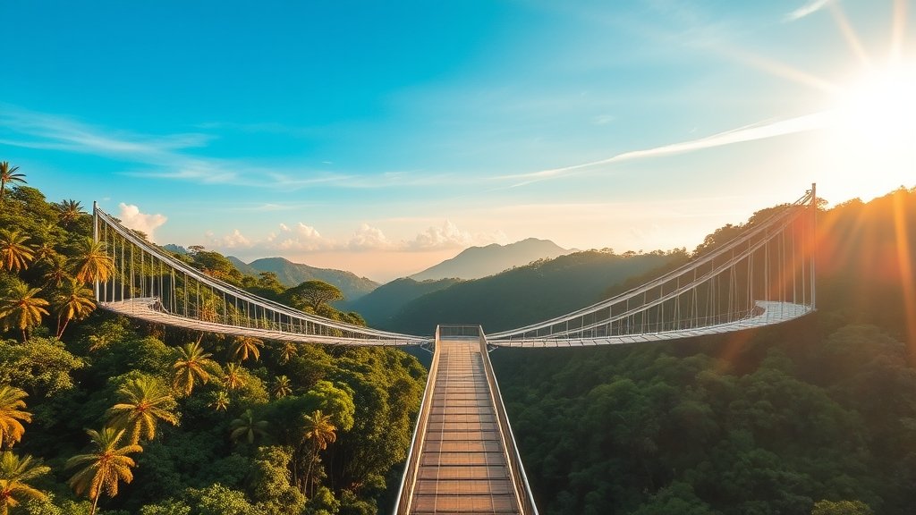 scenic suspended bridge experience