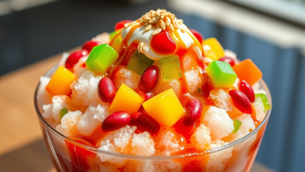 shaved ice dessert delight