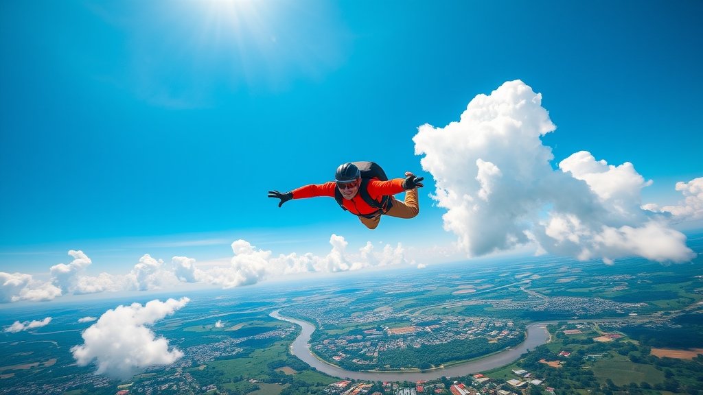 skydiving adventure in malacca