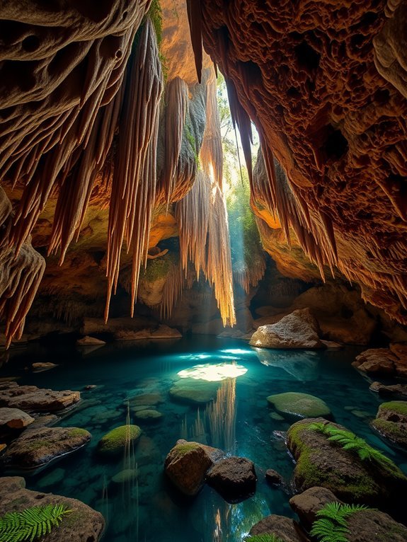 spelunking adventure in nature