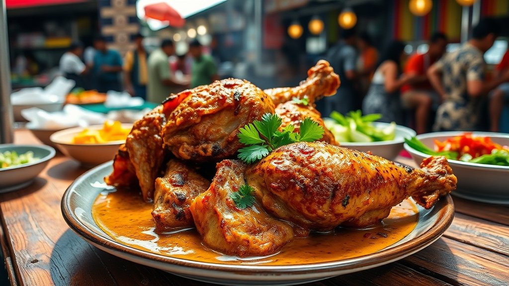 spicy grilled chicken dish