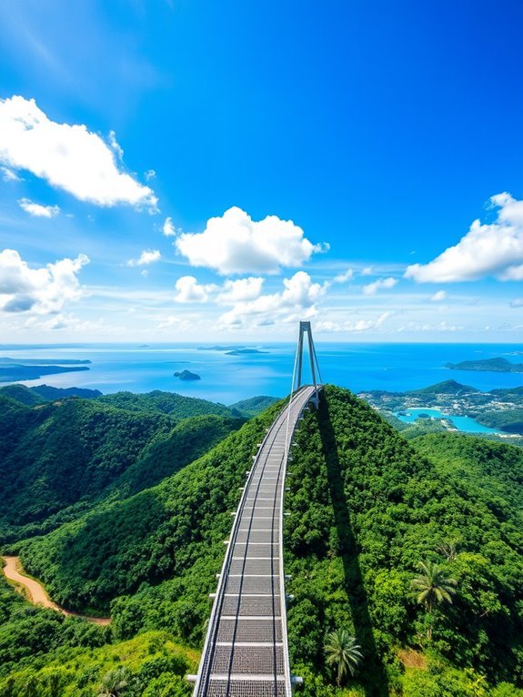 stunning elevated scenic walkway