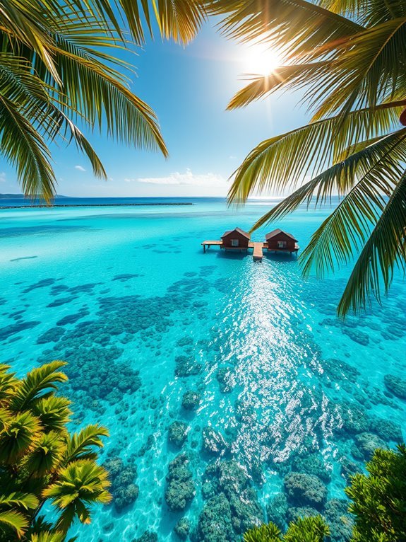 stunning turquoise island paradise