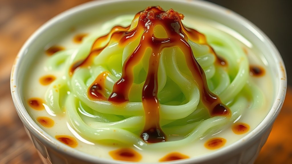 sweet iced coconut dessert