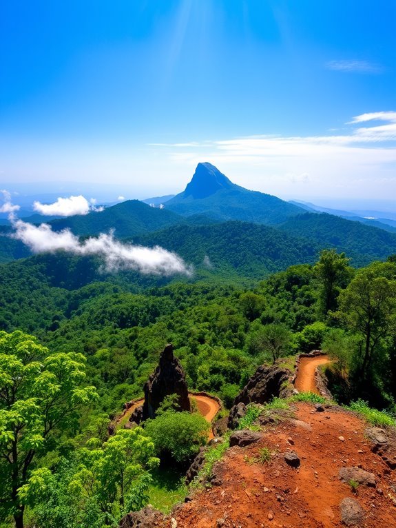 tahan mountain peak location