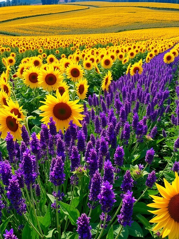 tanjung malim s vibrant sunflowers