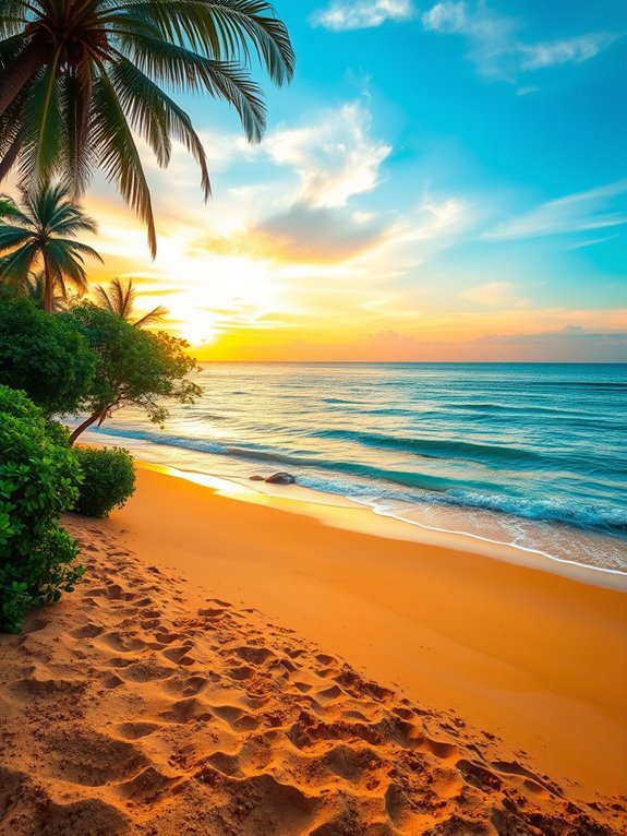 tranquil shores of pantai tengah