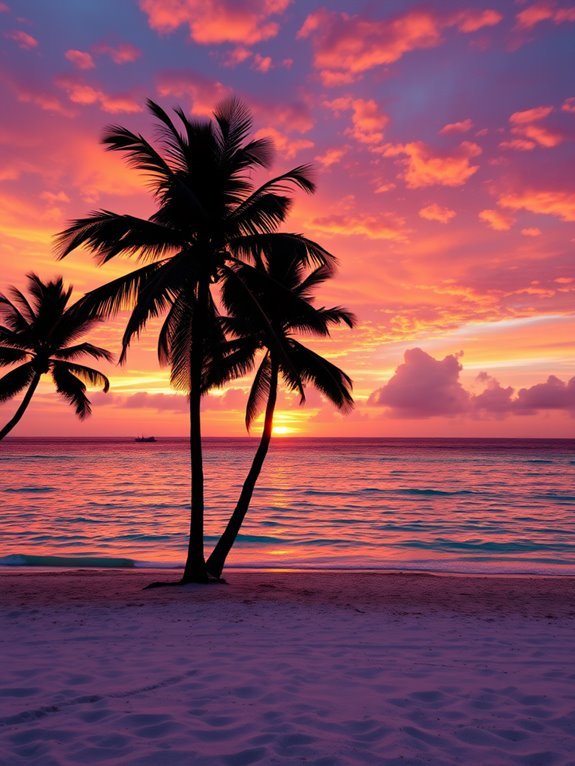 tropical island escape destination