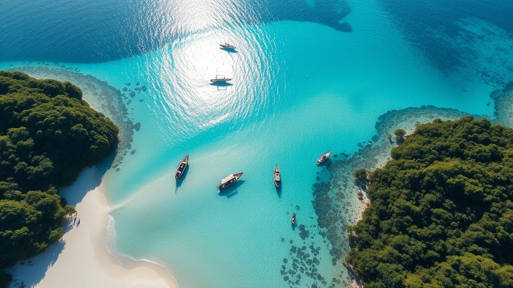 tropical island paradise getaway