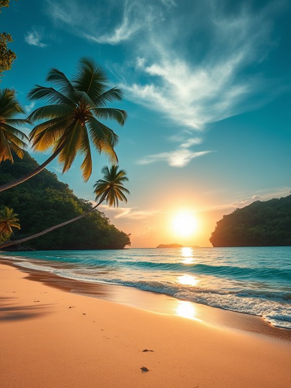 tropical island paradise retreat