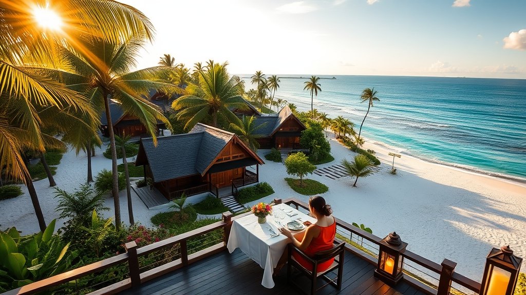 tropical luxury beach getaway