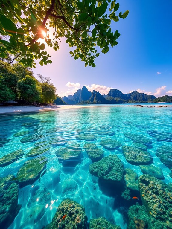 tropical marine paradise destination
