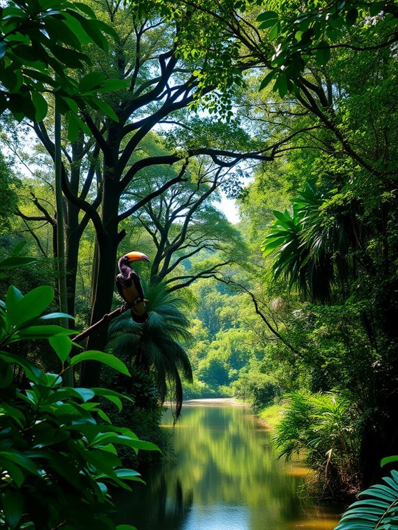 tropical nature reserve adventure