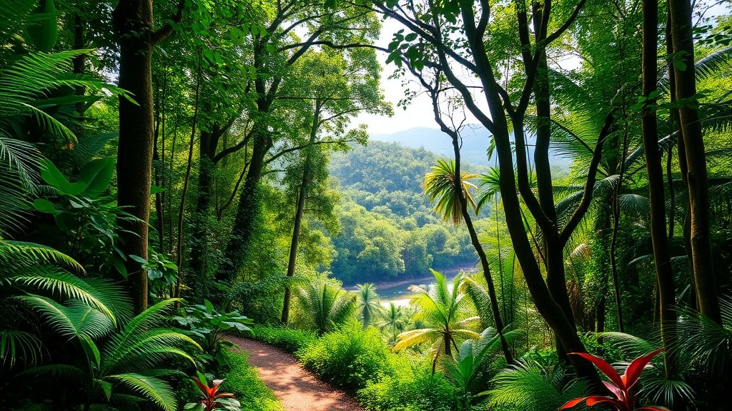 tropical paradise and biodiversity