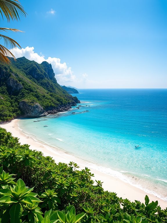 tropical paradise beach getaway