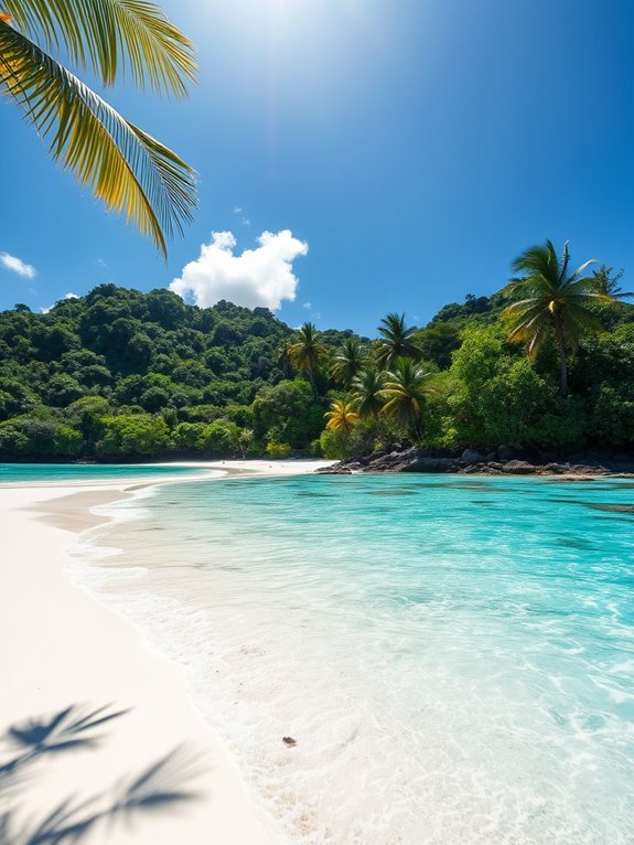 tropical paradise beach getaway