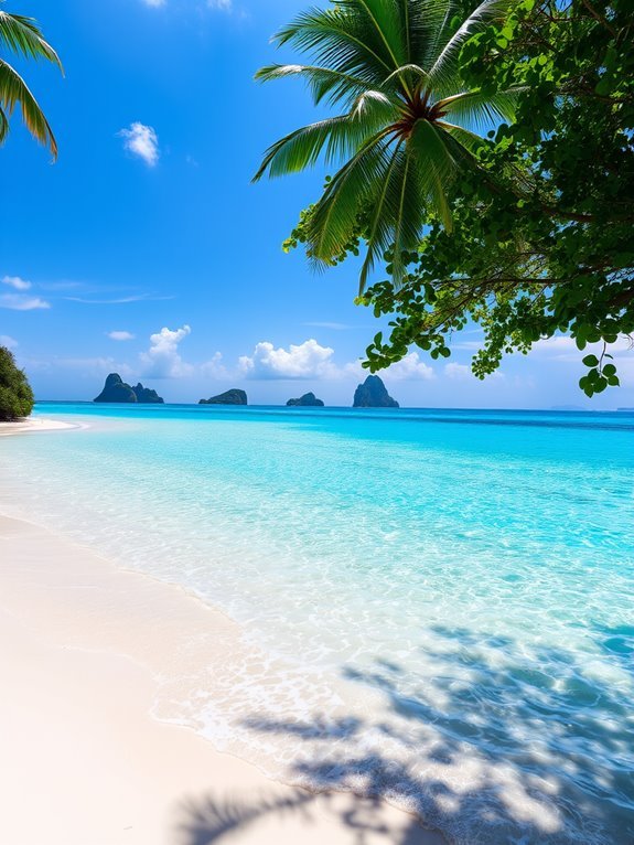 tropical paradise beach getaway