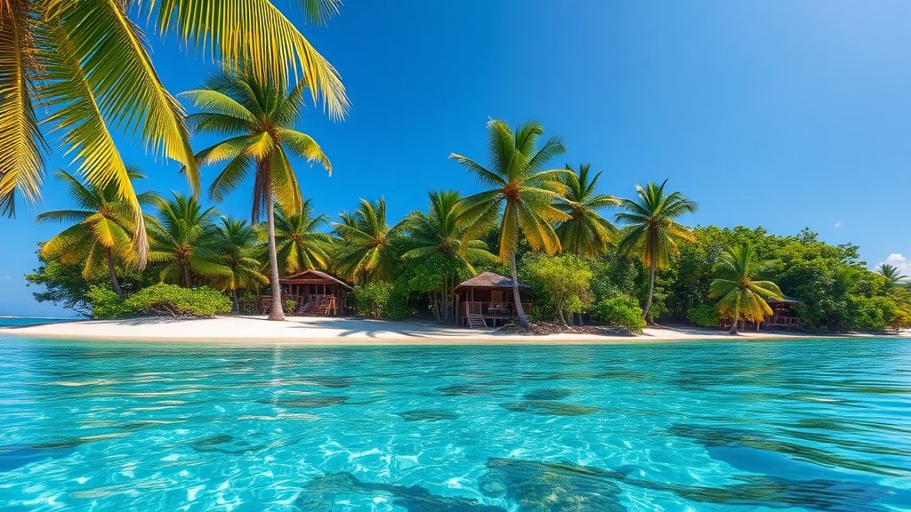 tropical paradise crystal waters