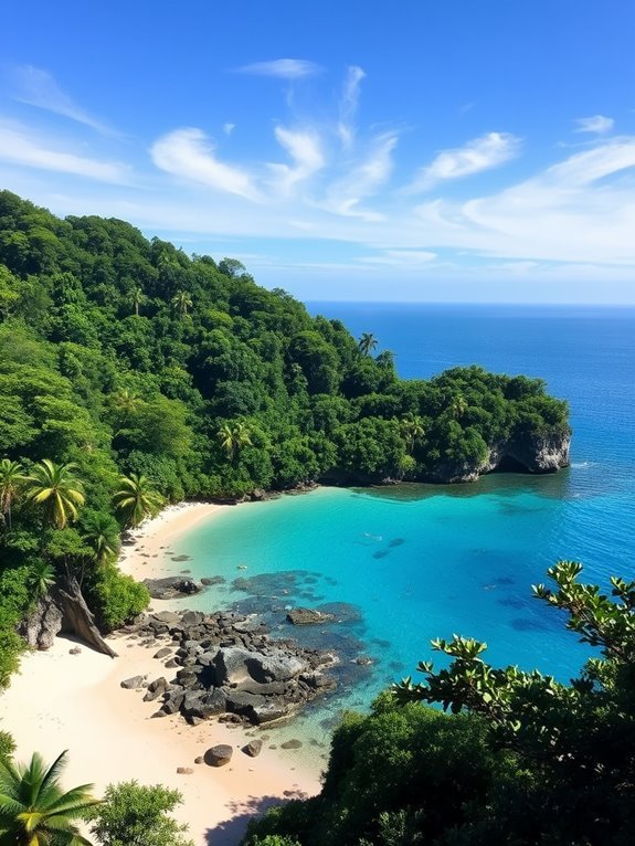 tropical paradise destination getaway
