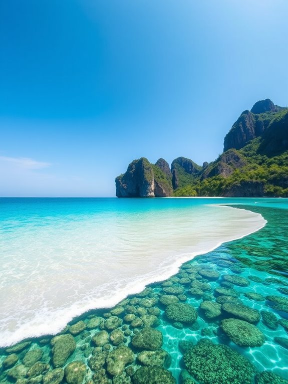tropical paradise destination island