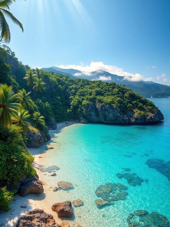 tropical paradise destination island