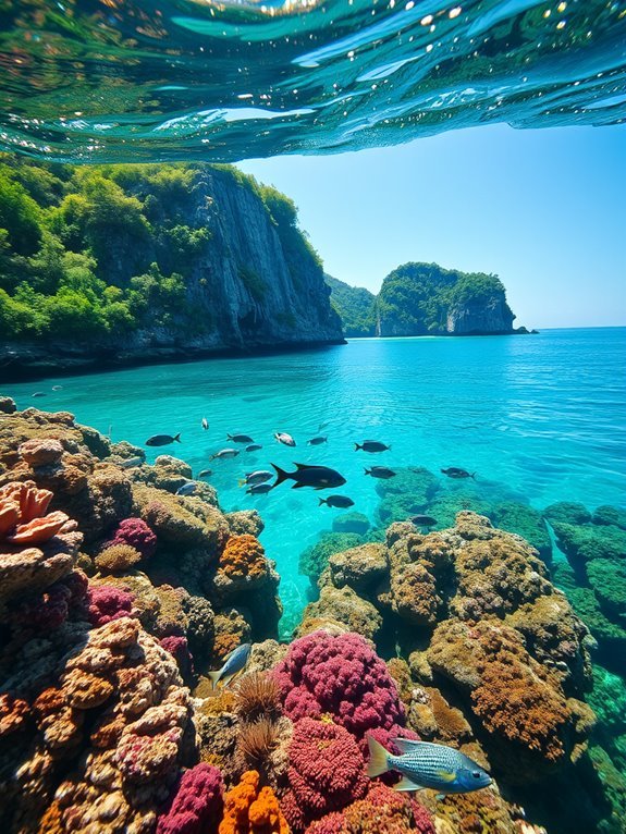 tropical paradise destination island