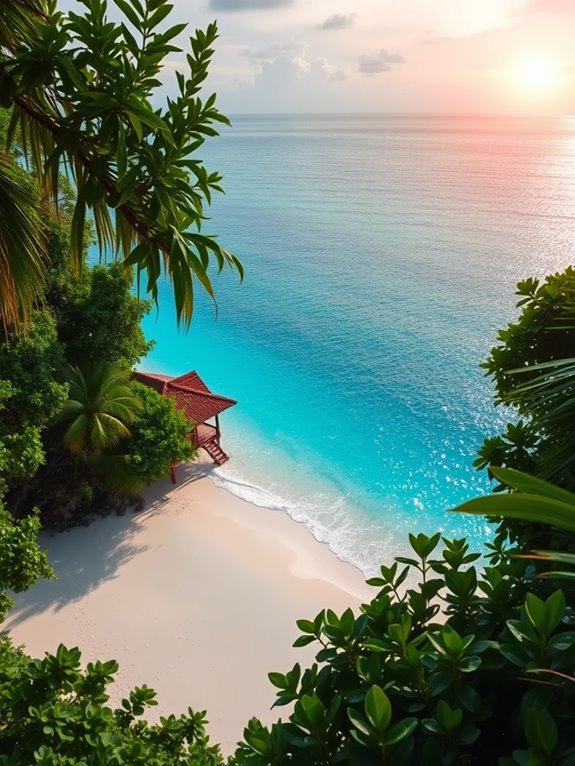 tropical paradise getaway destination
