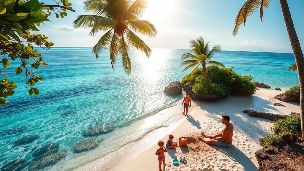 tropical paradise island escape