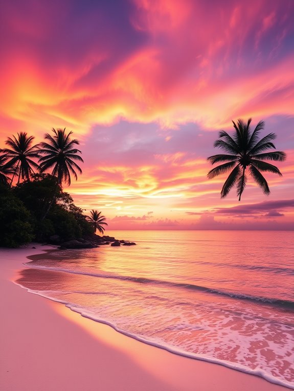tropical paradise with clarity