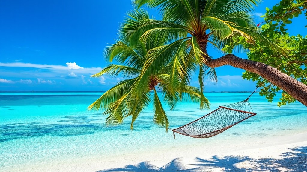 tropical paradise with serenity