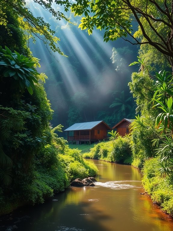 tropical rainforest accommodation experience