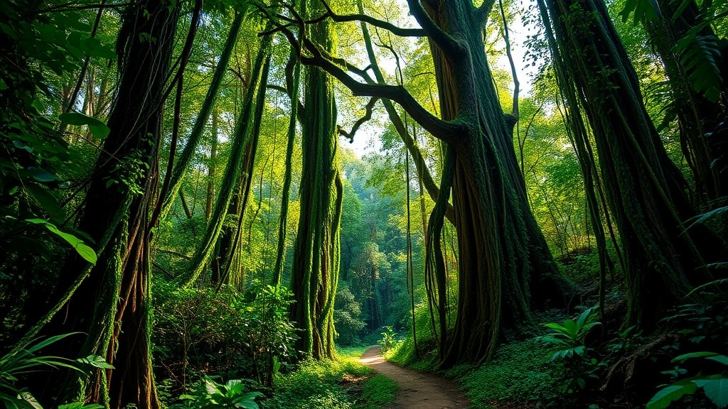 tropical rainforest conservation area