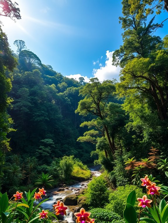 tropical rainforest wildlife sanctuary
