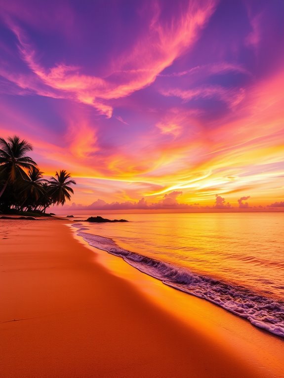 tropical seaside in malaysia