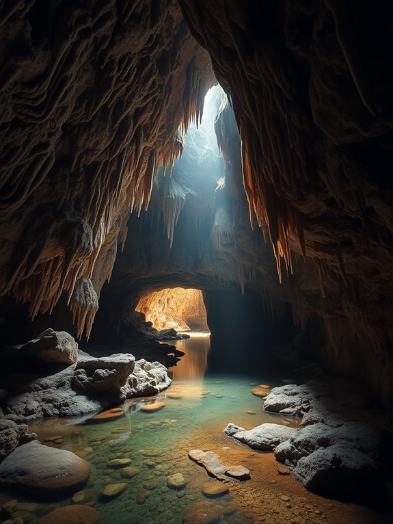 underground cave exploration experience