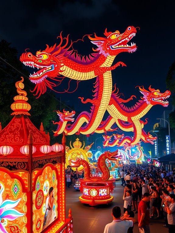 vibrant cultural street festival