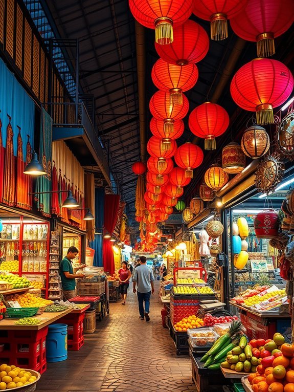 vibrant street market experience