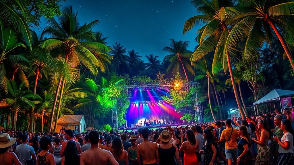 world music in rainforest
